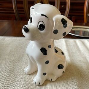 Disney Japan 101 Dalmatians coin Bank Dalmatian dog puppy figurine